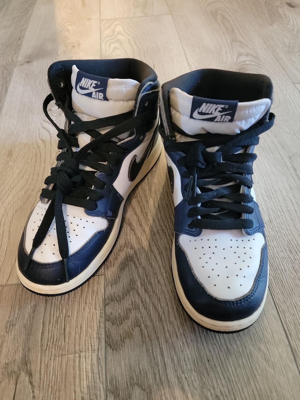 Nike Air Jordan 1 Retro High OG PS 'Midnight Navy' FD1437-401 Size 5Y